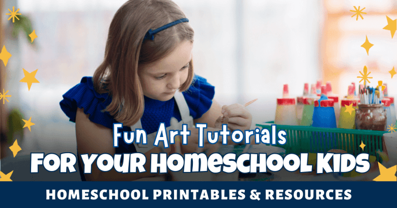 Fun Art Tutorials For Your Homeschool Kids