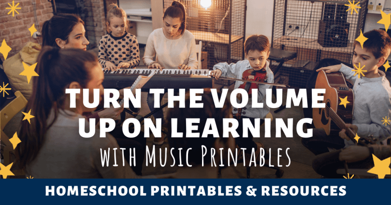 Turn Up the Volume on Learning with Music Printables