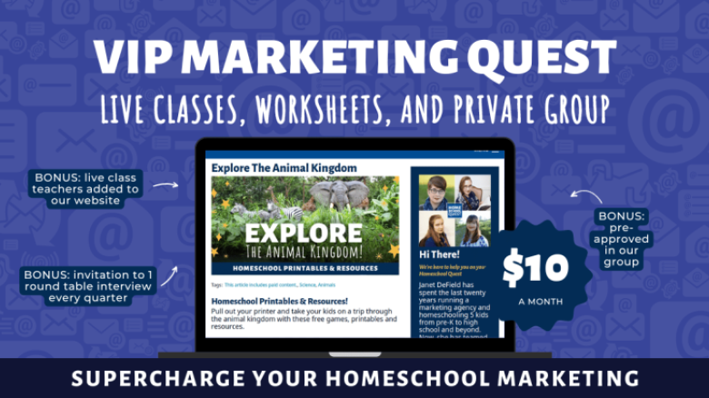 The Homeschool Quest Advertising Program